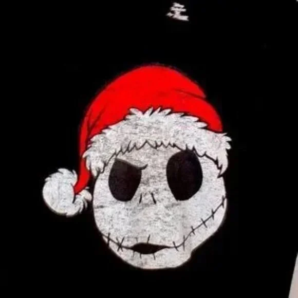 Vintage Jack "Nightmare Before Christmas" Disney Men's Large Black Tee in Mint - Picture 2 of 4